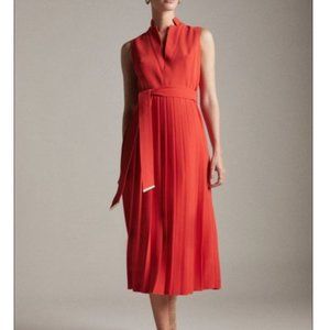Karen Millen Pleat Notch Dress